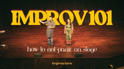 Improv 101: How Not to Panic on Stage poster